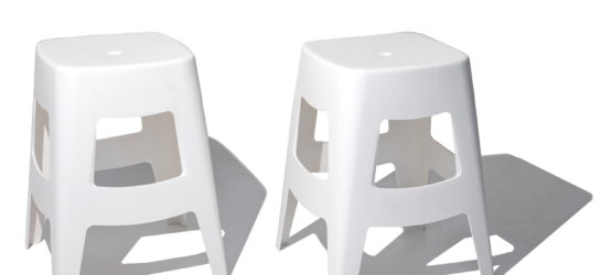 2 pack heavy duty plastic stools