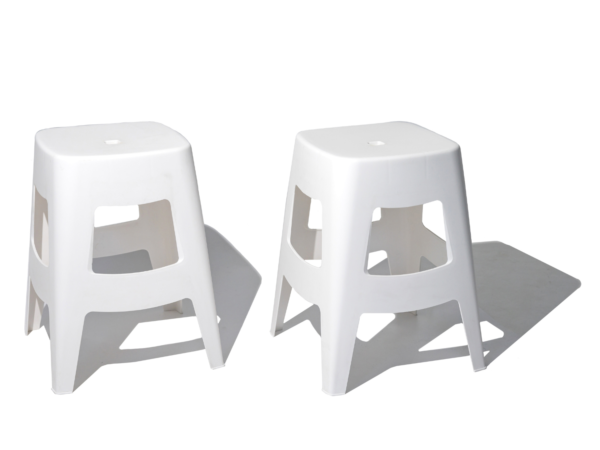 2 pack heavy duty plastic stools