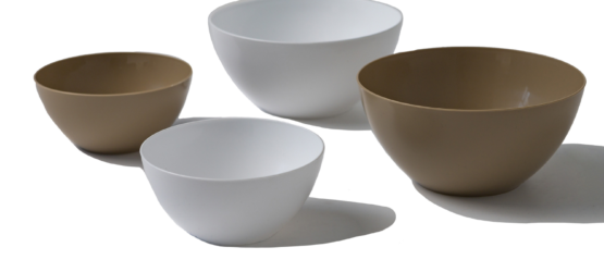 4 Pack Plastic Kitchen Bowls