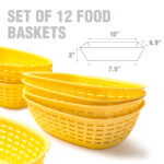 12 pack reusable food serving baskets