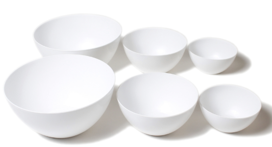 6 pack kitchen bowls, plastic bowls for kitchen, white plaastic bowls, cereal bowls, salad bowls