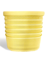 Plastic Storage Bins With Lids, yellow storage baskets, laundry basket
